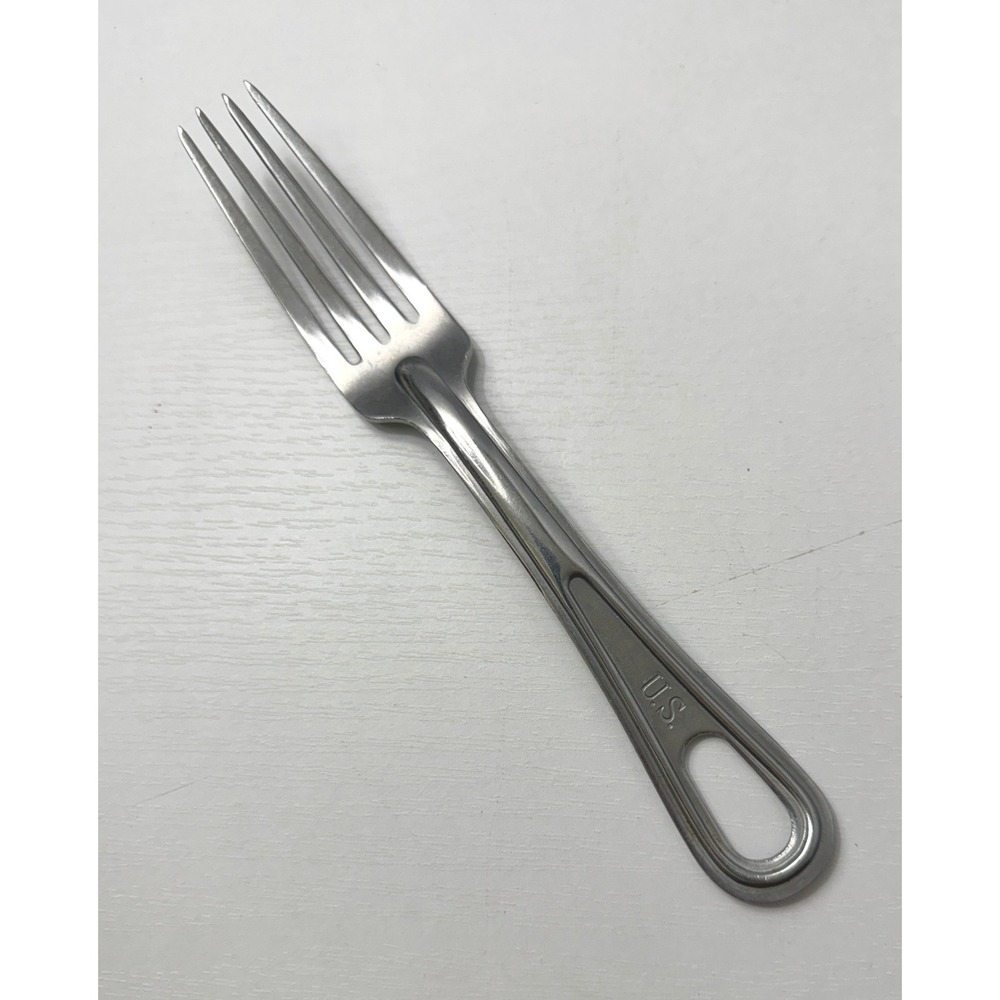 Vintage Wallco Fork US Military Silver Surplus Stainless Steel